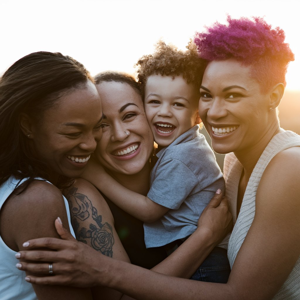 ポリアモリーに見る家族の多様性｜幸福度が高い3人親の子供たち