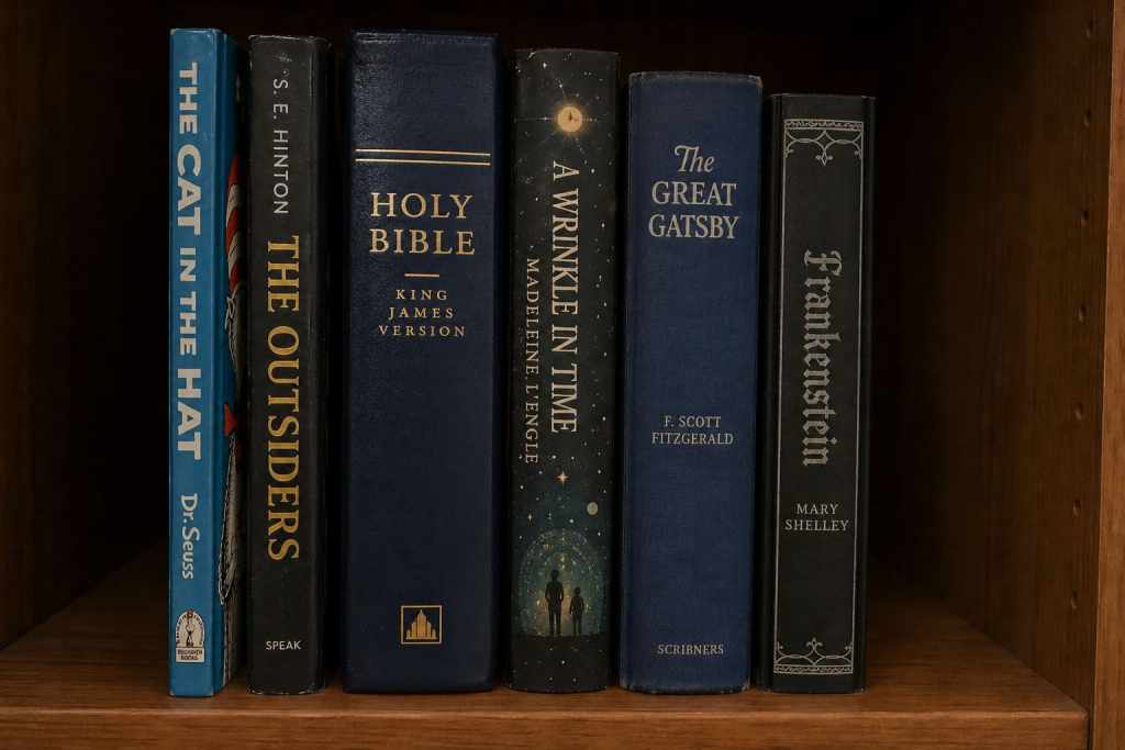 聖書を含むテキサス州の新しい承認読書リストの複数の本